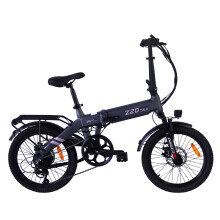 (Grey) Electric Bike, 36V 14.5AH, 250W Motor, Torque Sensor, 20 Inch Tires, 25KM/H Top Speed, 120KM Range, 150KG Max Load, Folding E-Bike