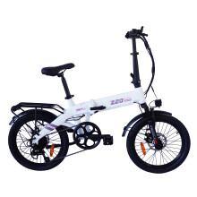 (White) Electric Bike, 36V 14.5AH, 250W Motor, Torque Sensor, 20 Inch Tires, 25KM/H Top Speed, 120KM Range, 150KG Max Load, Folding E-Bike