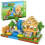 Mini Engineering Building Blocks Set 2CM Micro Bricks DIY Construction Toy with LED Lights 2