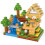 Mini Engineering Building Blocks Set 2CM Micro Bricks DIY Construction Toy with LED Lights 4