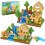 Mini Engineering Building Blocks Set 2CM Micro Bricks DIY Construction Toy with LED Lights 3