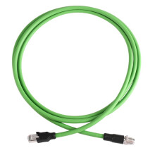 For M12 X-Shape to RJ45 8Pin Industrial Connector 8P X-Type Coding Wire Gigabit Ethernet Data Transmission Network Cable