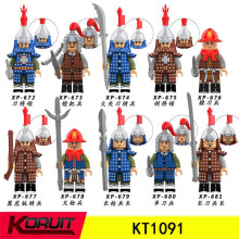Military Series Bagged Minifigure Building Blocks Toy KT1091 Soldier Model DIY Assembly Kids Educational Gift