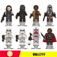 WM6099 Military Movie Series Bagged Minifigures Building Blocks Toys for Kids, Poseable Figure Playset with Scene Accessories