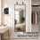 Homcom HOMCOM 40 x 110 cm Full Length Wall Mirror with Adjustable Hooks, Black 8