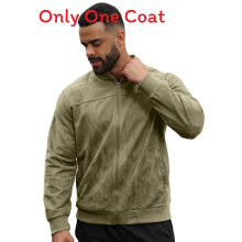 (Green,3XL)Mens Durable Autumn Long Sleeve With And Cotton Blend For Relaxed Outfits Casual