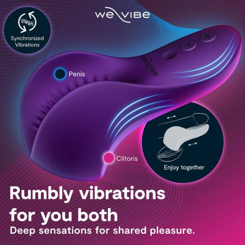We-Vibe Shared Touch Double-Sided Couples Vibrator for Grinding 2