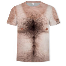 (T1796,M)Spoof Muscle Man 3d Digital Print T Shirt With Moisture Wicking Features For Athleisure Teen