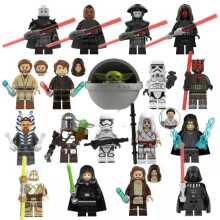 Star Wars Mandalorian Grogu Heavy Weapons Stormtrooper Building Blocks Set 18pcs