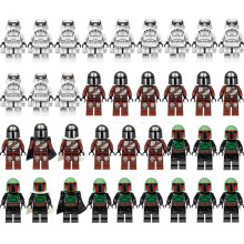(M8117 12PCS) Star Wars Building Blocks Minifigures Small Particles Toys Bagged M8044 M8164 M8165 M8171