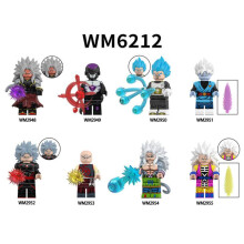 WM6212 Anime Series Minifigure Bag Building Blocks Toy for Kids WM2948-2955 Mini Figure Collectible
