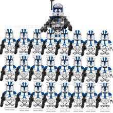 (Star Wars suit 25PCS-H) Star Wars Building Blocks for Boys, Educational Puzzle Assembly Figures Toys, 25 Styles