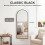 Homcom HOMCOM 40 x 110 cm Full Length Hanging Mirror, Arched Mirror, Black 7