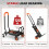 Homcom HOMCOM Multi-Purpose Foldable Trolley, Black and Orange 5