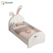 HOMAIRE 3ft Cream White Bunny Bed Frame