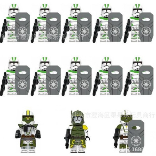 Post-Apocalypse Commander Building Blocks Toy 13-Pack Bagged Boy Star Wars Series Set