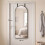 Homcom HOMCOM 40 x 110 cm Full Length Hanging Mirror, Arched Mirror, Black 3
