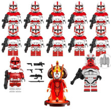 Star Wars Commander Shock Trooper Building Blocks Mini Figure Toy Bag Pack Educational Kids Puzzle Bricks Set