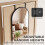 Homcom HOMCOM 40 x 110 cm Full Length Hanging Mirror, Arched Mirror, Black 5