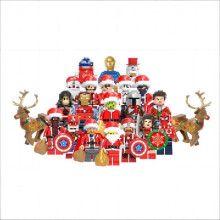 22-Pack Star Wars Heroes Christmas Series Kids Boys Educational Building Blocks Minifigures Toy Bag