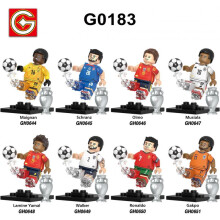G0183 Soccer Star World Cup Match Figure Kids Building Blocks Toy Bagged