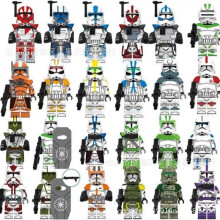 Star Wars Series Doom Soldier Commander Building Block Figure with Weapons Set, 24 Styles, Educational Toy for Kids