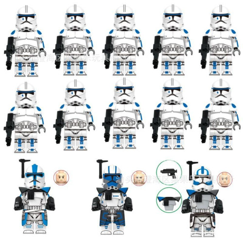 Star Wars Alpha Clone Trooper Building Blocks Figures Set 13 Styles Boys Construction Toy
