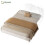 HOMAIRE 4ft6 Velvet Upholstered Bed Frame Beige 1