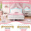 HOMAIRE 4ft6 PU Leather Bed with LED Headboard 2