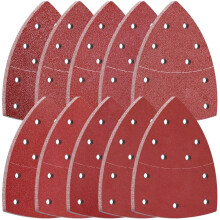 11 Hole Sandpaper Pack of 100, Grit 40 60 80 100 120 180 240 320 400 600 800, Easy to Use and Store, Great Value for Everyday Use, Easy to Use