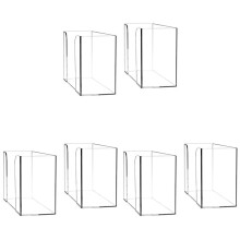 Dispensador de Toallas de Papel para Mostrador, 6 Uds., Soporte para Servilletas de Toallas Transparentes para Invitados