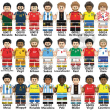 (G0112 (g0089-0096) set shot 1) Football Star Series Building Block Figure Toy Bagged G0103 G0104 G0112 Multi-Style Kids Educational Gift