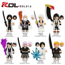 KDL816 Anime Series Kenpachi Kurosaki Ichigo Figure Building Blocks Toy Bagged Creative Gift