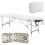 Foldable Massage Bed Portable Table, 81 cm Width, White 1
