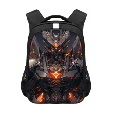 (8) Cyberpunk Student Backpack Large Capacity Portable Storage School Bag Lightweight Casual Daypack