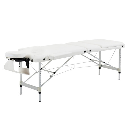 Foldable Massage Bed Portable Table, 81 cm Width, White 1