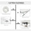 Foldable Massage Bed Portable Table, 81 cm Width, White 6