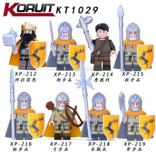 KT1209 Game of Thrones Series Single Pack Minifigure Building Block Toy, Random Character, Collectible Micro Particle Model