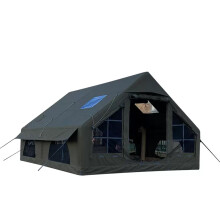 Assistant PAKICETUS Tente de camping gonflable, Gris, 4 Ă 8 personnes, Protection UV et installation rapide