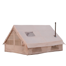 Assistant PAKICETUS Tente de camping gonflable pour 4 Ă 8 personnes, Fibre de polyester, Kaki et Vert
