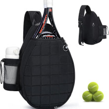 (black, 29*12*45cm) Lightweight Large Capacity Tennis Backpack Single Shoulder Crossbody Bag Outdoor Sports Badminton Racket Pack