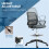 102.5-126cm Draughtsman Office Chair, with Footrest - Grey 8