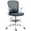 99-119 cm Draughtsman Chair, with Adjustable Footrest - Grey 2
