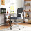 99-119 cm Draughtsman Chair, with Adjustable Footrest - Grey 3