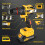 2 Battery 21V Cordless Drill Combi Driver Brushless Electric Screwdriver Set UK 10