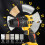2 Battery 21V Cordless Drill Combi Driver Brushless Electric Screwdriver Set UK 8