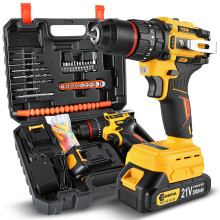 2 Battery 21V Cordless Drill Combi Driver Brushless Electric Screwdriver Set UK
