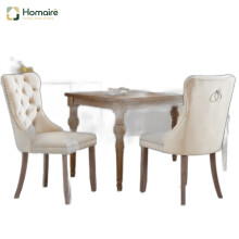 HOMAIRE Velvet Dining Chairs Set of 6 Beige