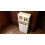 Kitchen Pantry Cupboard with LED lighting, Countertop, White 8