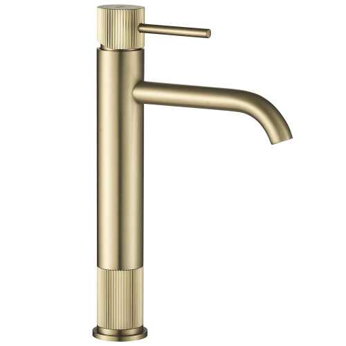 Μπαταρία Νιπτήρα Rea Lungo Stripe Brush Gold